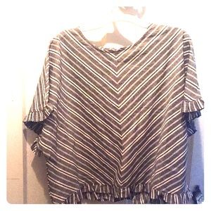 Target: 'A New Day' striped crop blouse